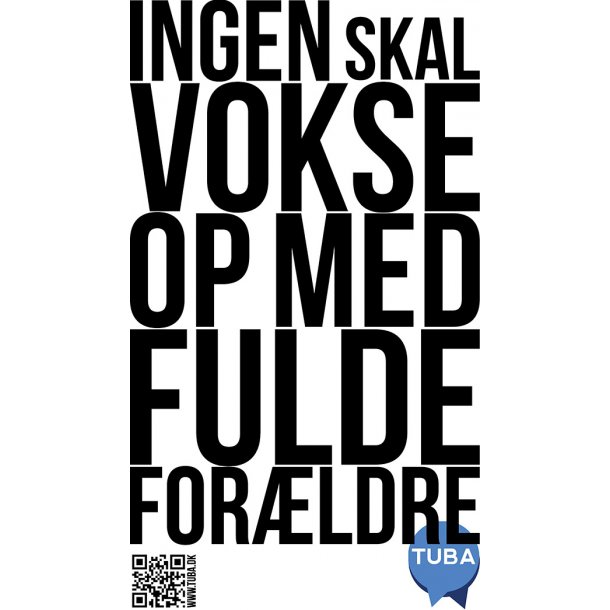 Fugtighed lungebetændelse Øde Plakat m. tekst (Størrelse A1) - Plakater - TUBA Danmark